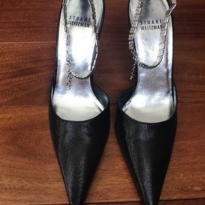Stuart Weitzman Black Pointy Heels